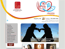 Tablet Screenshot of paroquiadodivino.com.br